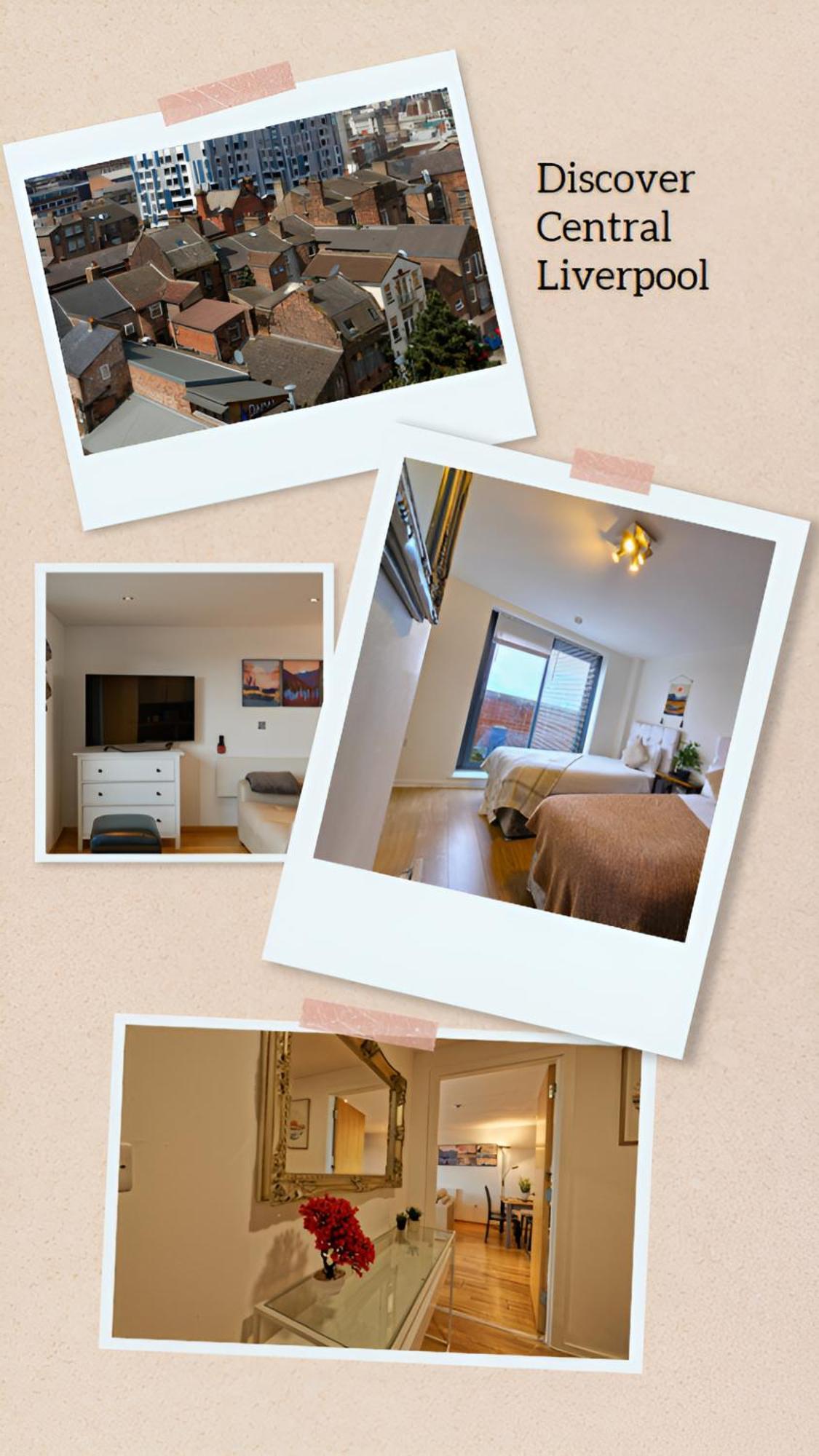Sidemersey Livings- Convenient 1-Bedroom Flat With A View, Central Liverpool Eksteriør bilde