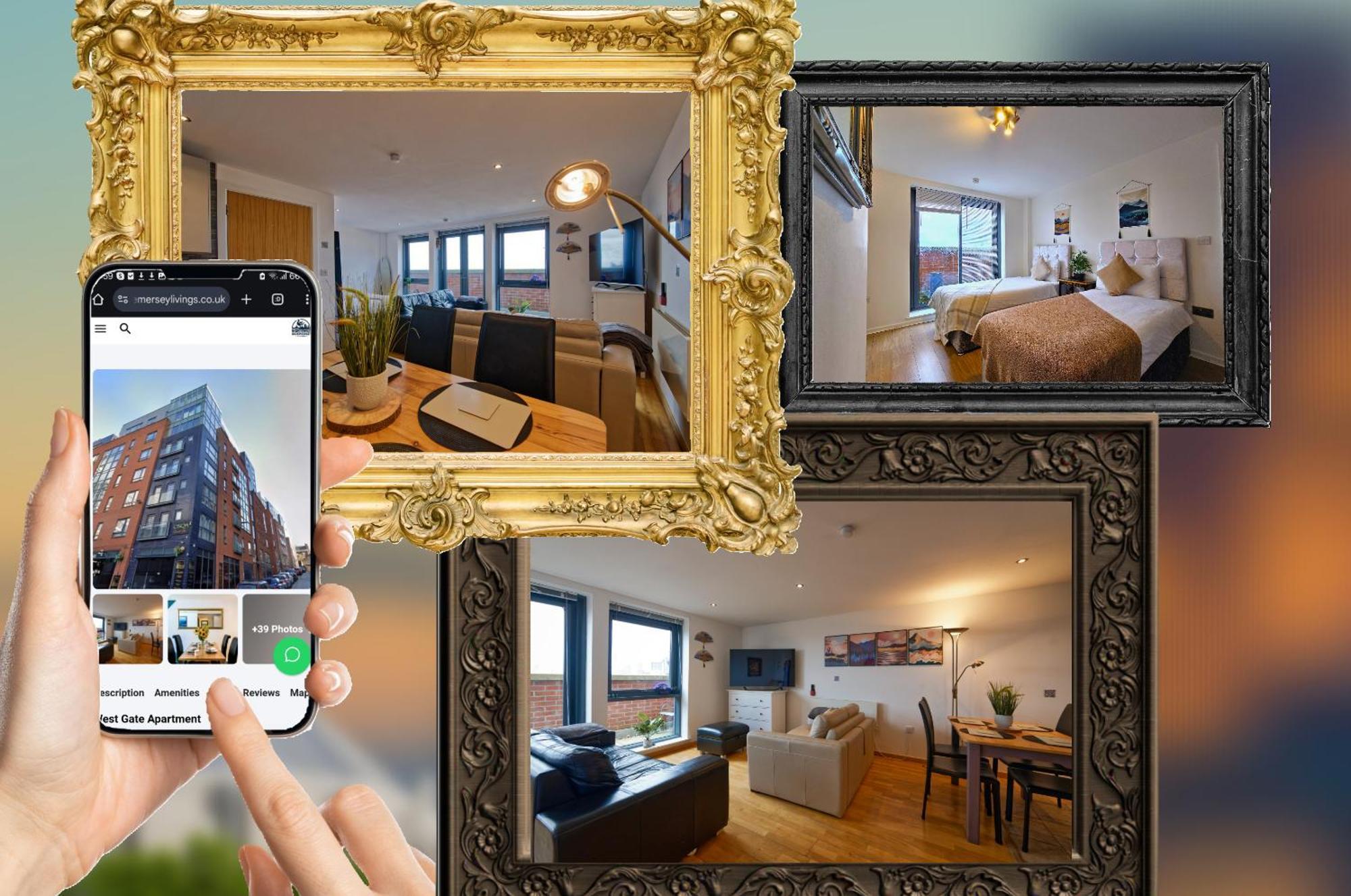 Sidemersey Livings- Convenient 1-Bedroom Flat With A View, Central Liverpool Eksteriør bilde
